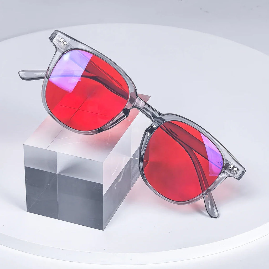 Blue Light Blocking Glasses | Red, Orange & Clear Lens Options